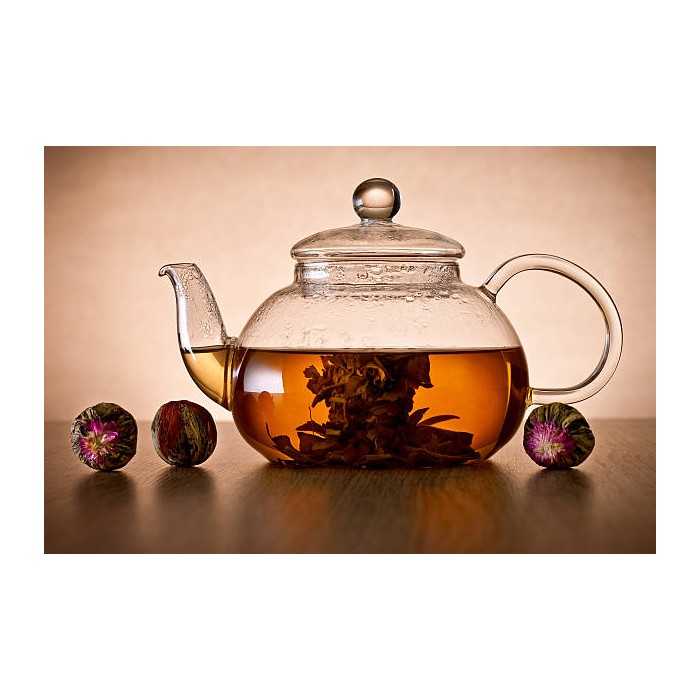 Organic Fairtrade blooming green tea & Jasmine & Amaranth & Calendu...