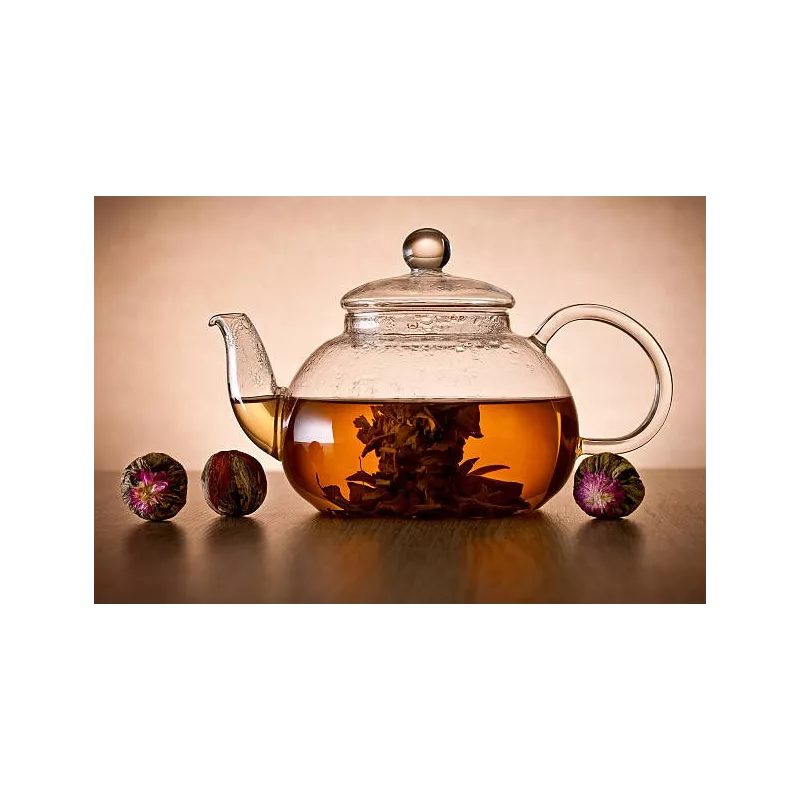 Organic Fairtrade blooming green tea & Jasmine & Amaranth & Calendu...