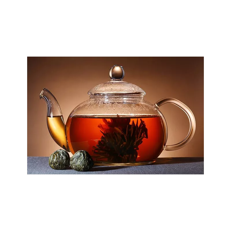 Organic Fairtrade blooming green tea & Jasmine & Amaranth & Calendu...