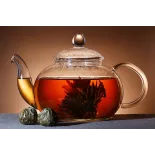 Organic Fairtrade blooming green tea & Jasmine & Amaranth & Calendu...