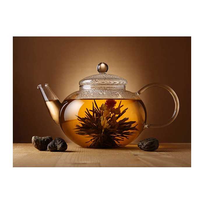 Organic Fairtrade blooming green tea & Jasmine & Amaranth & Calendu...