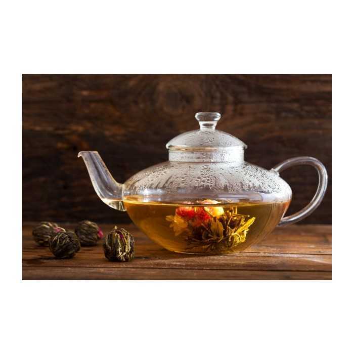 Organic Fairtrade blooming green tea & Jasmine & Amaranth & Calendu...