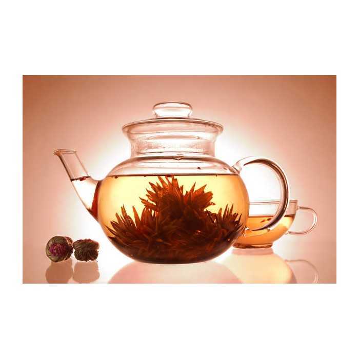 Organic Fairtrade blooming green tea & Jasmine & Amaranth & Calendu...