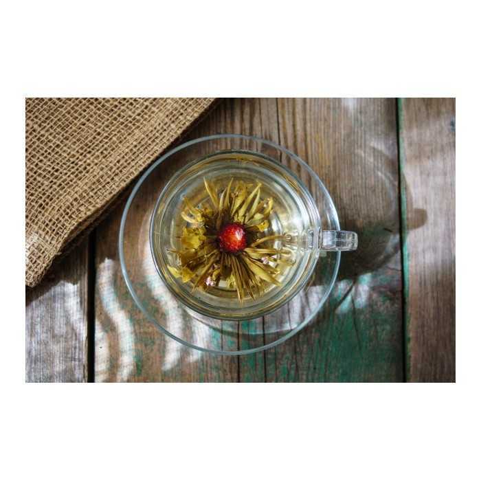Organic & fairtrade blooming green tea & Jasmin & Chrysanthemum & A...