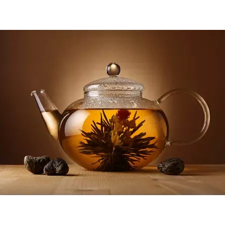 Organic & fairtrade blooming green tea & Jasmin & Chrysanthemum & A...