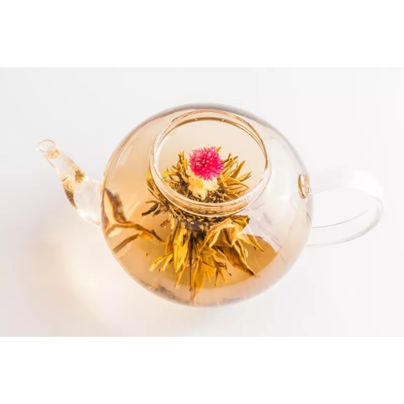 Fleur de thé vert & jasmin & Osmanthe & Lys rouge bio & fairtrade -...