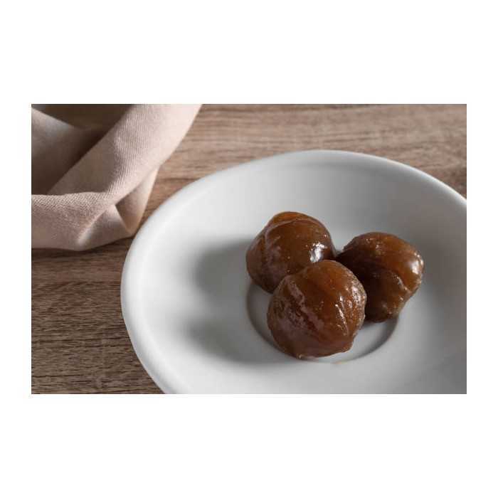 8 organic chestnuts candied with cognac EPV from Provence