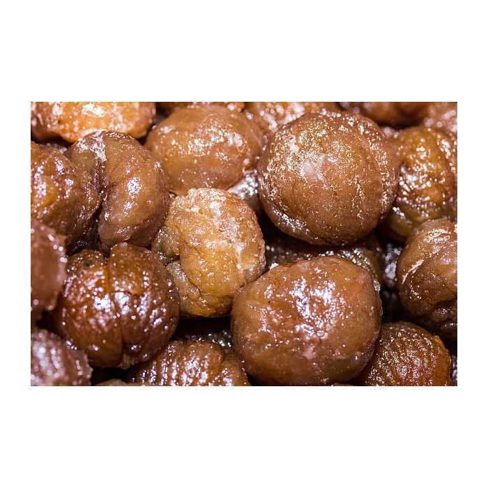 8 organic whole candied chestnuts EPV from Provence
