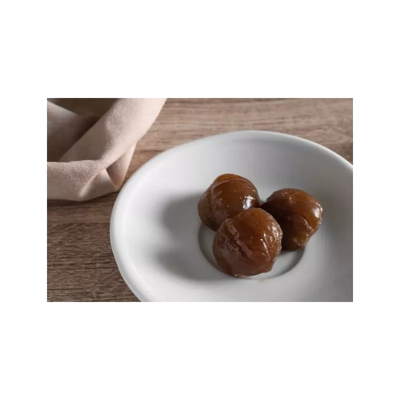8 Marrons glacés entiers Bio AOP AOC d'Ardèche