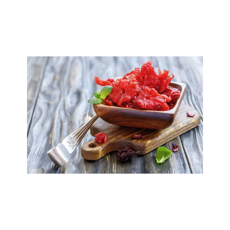 Organic Candied Hibiscus flowers from Spain