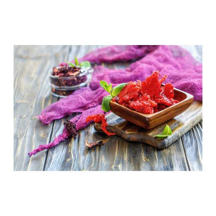 Fleurs d'Hibiscus bio confites d'Espagne