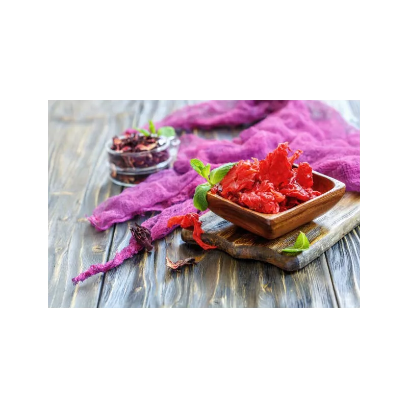 Fleurs d'Hibiscus bio confites d'Espagne Fleurs d'Hibiscus bio confites d'Espagne