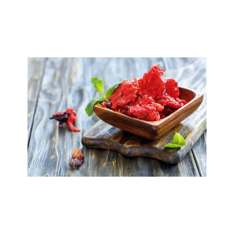 Fleurs d'Hibiscus bio confites d'Espagne