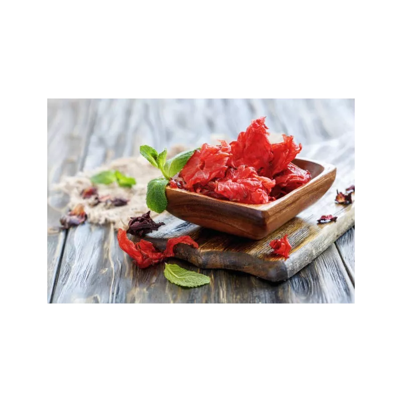 Organic Candied Hibiscus flowers from Spain