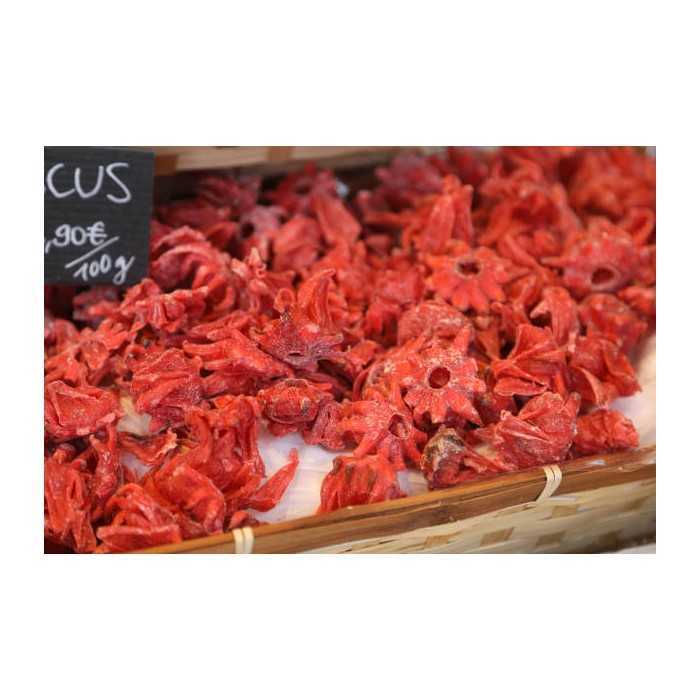 Fleurs d'Hibiscus bio confites d'Espagne