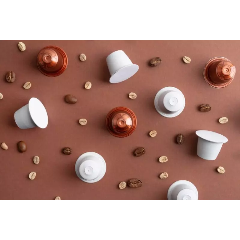 Biodegradable capsules of Peruvian organic coffee Grand Cru for Nes... Biodegradable capsules of Peruvian organic coffee Grand Cru for Nes...