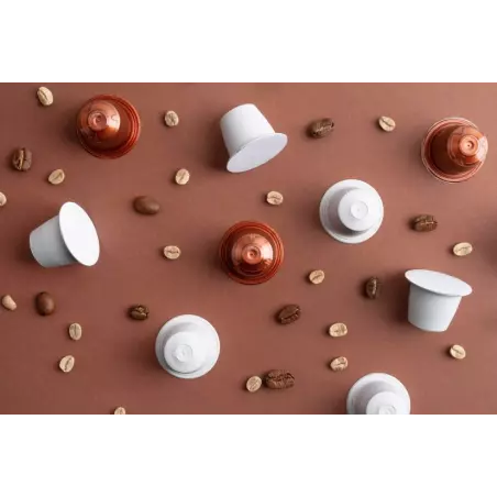 Capsules biodégradables de café bio du Pérou Grand Cru pour Nespres...