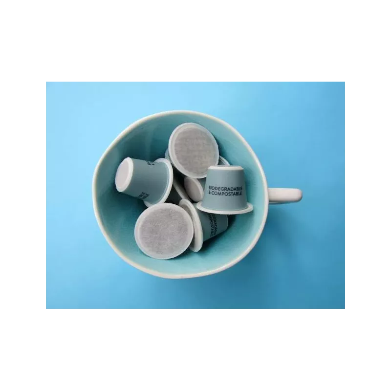 Capsules biodégradables de café bio du Pérou Grand Cru pour Nespres...