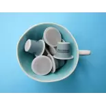 Biodegradable capsules of Peruvian organic coffee Grand Cru for Nes... Biodegradable capsules of Peruvian organic coffee Grand Cru for Nes...