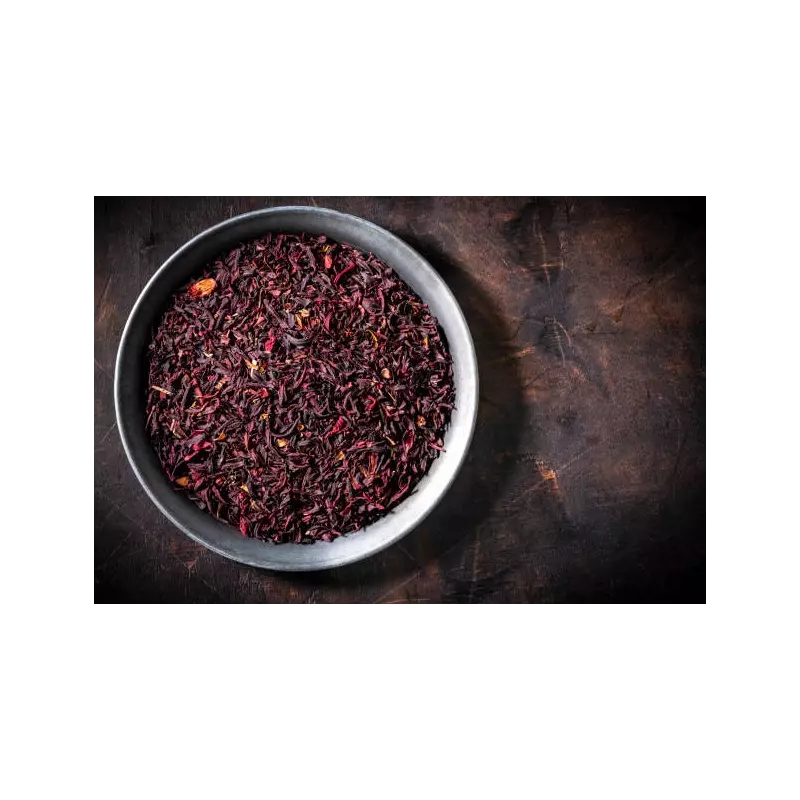 Organic dried hibiscus flowers from Egypt