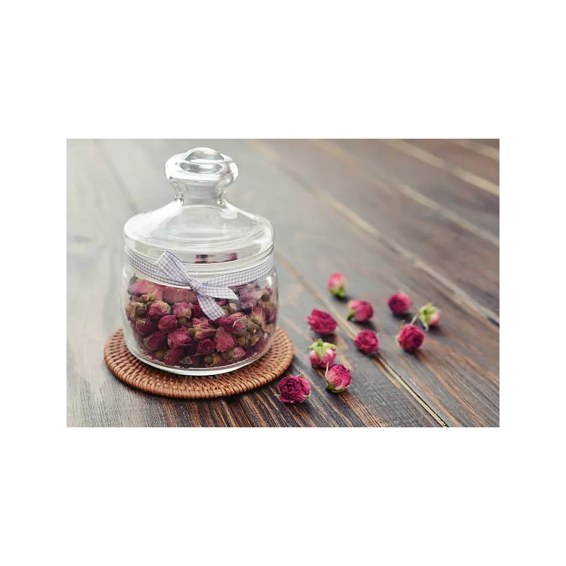 Bouton de rose séchée bio de Damas D'exception