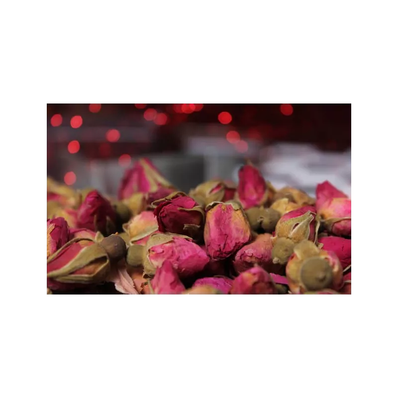 Bouton de rose séchée bio de Damas D'exception