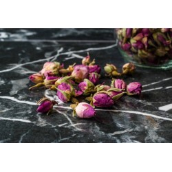 Damask Rose Bud Organic Quality - Dried Rosebud - Rosebud Edible Culinairy Food Grade 100g