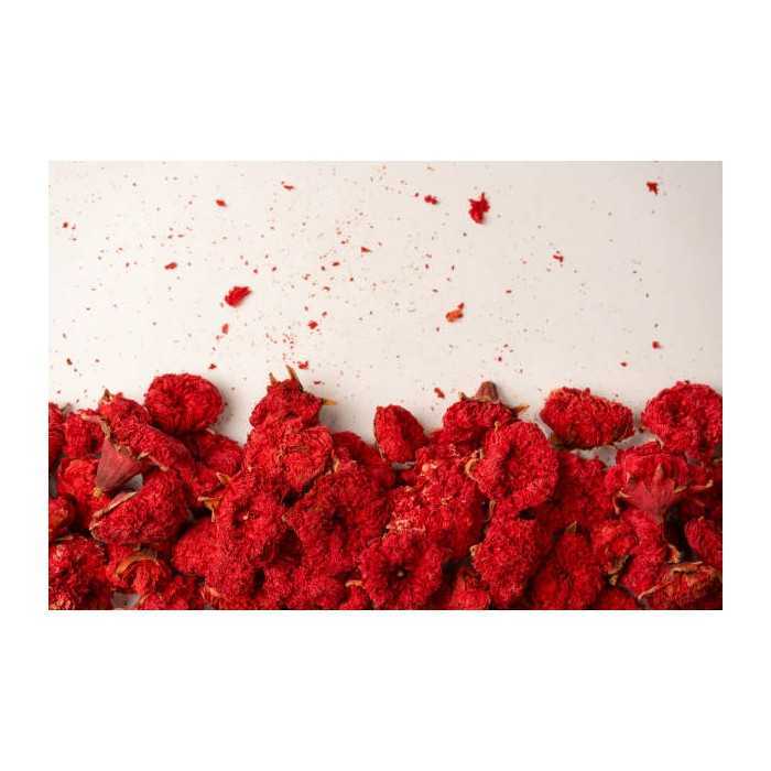 Organic dried pomegranate flowers & fairtrade from Uzbekistan