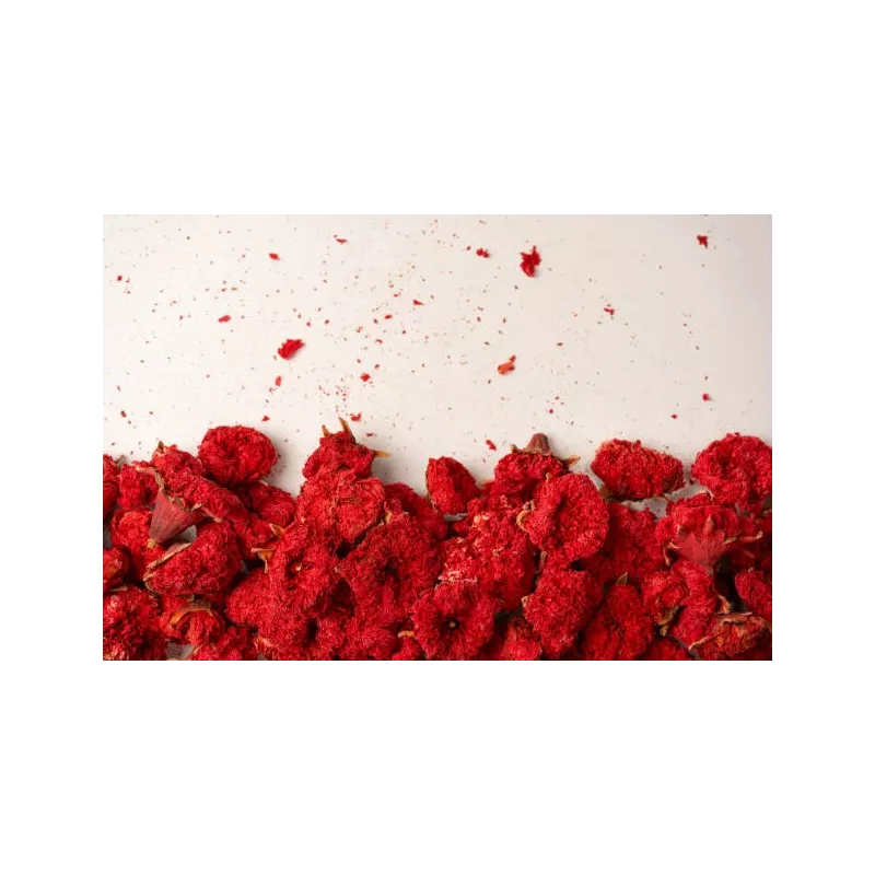 Organic dried pomegranate flowers & fairtrade from Uzbekistan