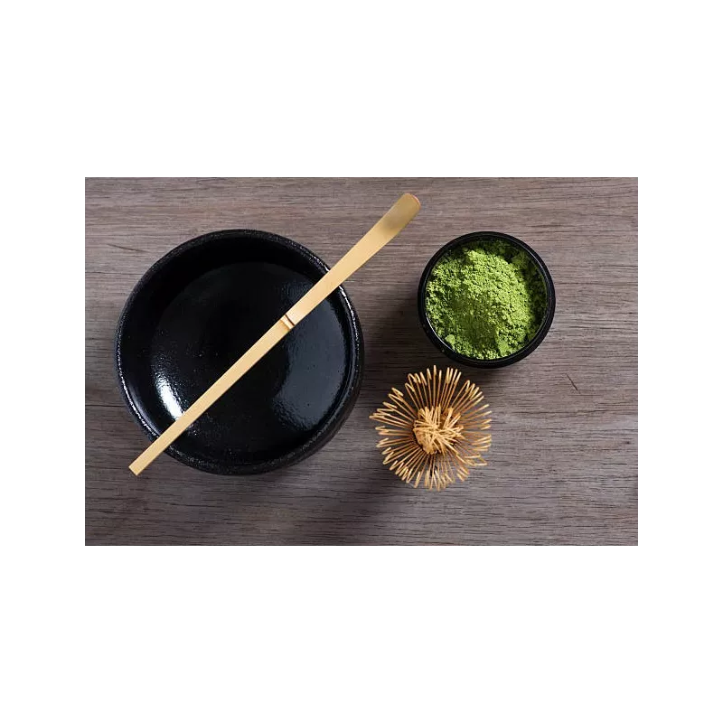 Chashaku ou spatule traditionnelle pour Matcha en bambou - Handmade