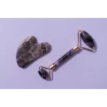 Pure Amethyst Gua Sha & Roller beauty for face - Handmade