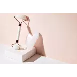 Pure white quartz Gua sha & beauty roller for the face - Handmade Pure white quartz Gua sha & beauty roller for the face - Handmade