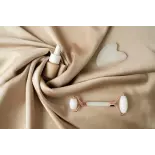 Pure white quartz Gua sha & beauty roller for the face - Handmade Pure white quartz Gua sha & beauty roller for the face - Handmade