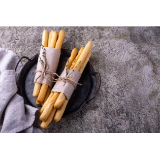 Gressins bio sans gluten & vegan au pois chiche du Vaucluse & thym ...