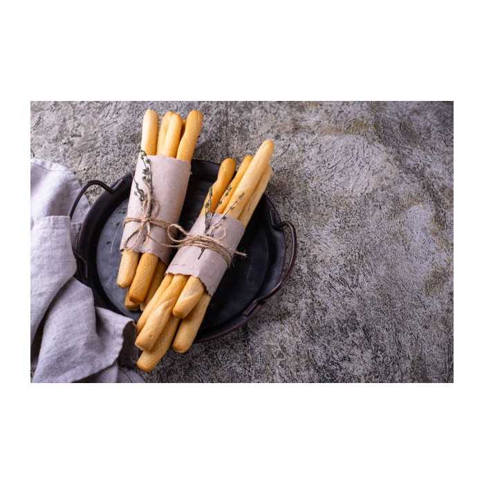 Organic gluten-free & vegan breadsticks with chickpeas from Vauclus...