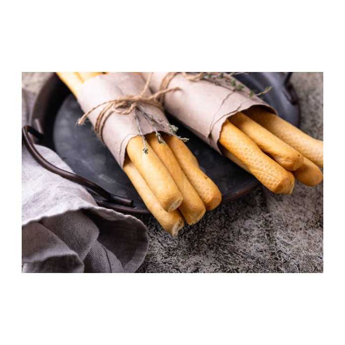 Organic gluten-free & vegan breadsticks with chickpeas from Vauclus...
