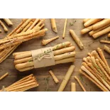 Organic gluten-free & vegan breadsticks with chickpeas from Vauclus...