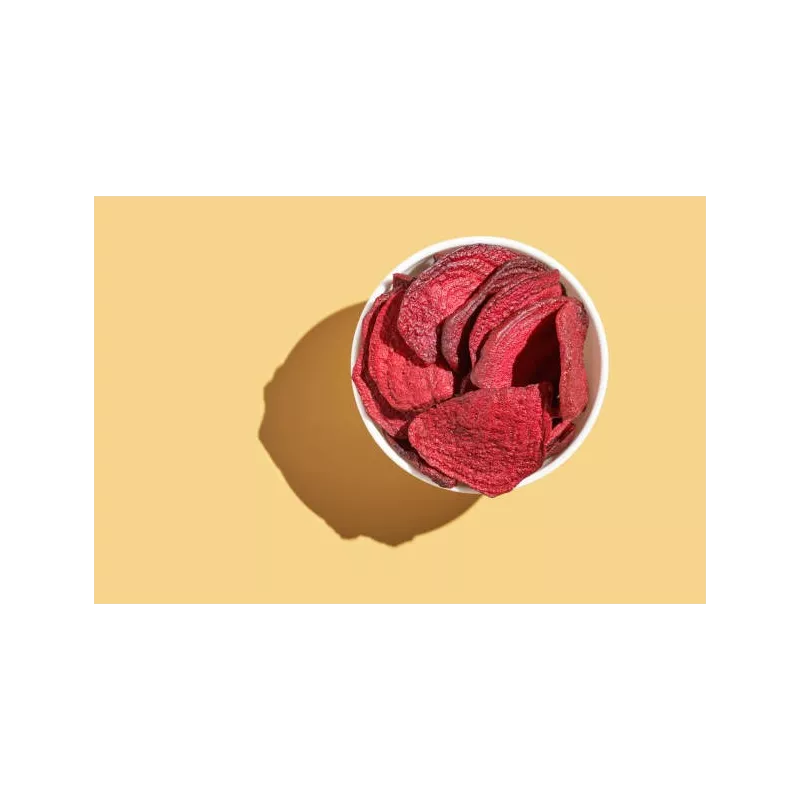 Organic beetroot chips vegan & without frying from Spain - Direct p...