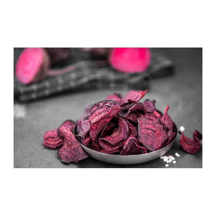 Organic beetroot chips vegan & without frying from Spain - Direct p...