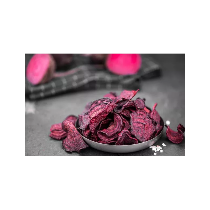 Organic beetroot chips vegan & without frying from Spain - Direct p...