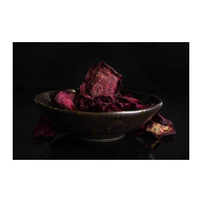 Organic beetroot chips vegan & without frying from Spain - Direct p...