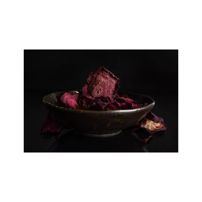 Organic beetroot chips vegan & without frying from Spain - Direct p...
