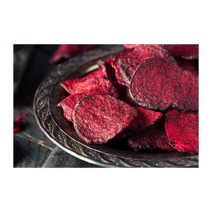 Organic beetroot chips vegan & without frying from Spain - Direct p...