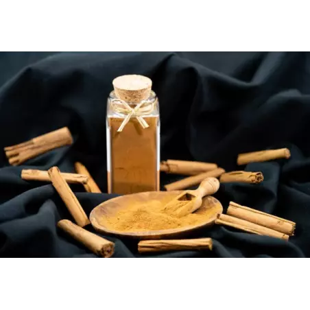 Organic & fairtrade cinnamon powder PGI from Ceylon in Sri Lanka