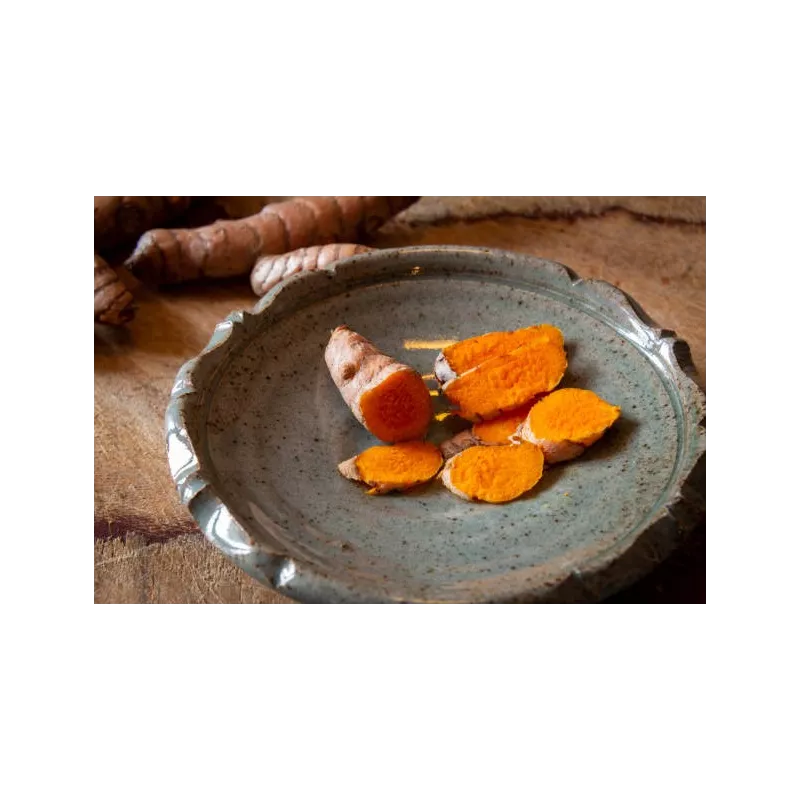 Pétales de Curcuma séchés bio & fairtrade de Kampot - Direct produc...
