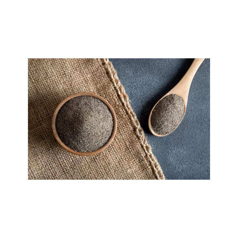 Organic fairtrade ground black pepper PGI from Kampot - direct prod...