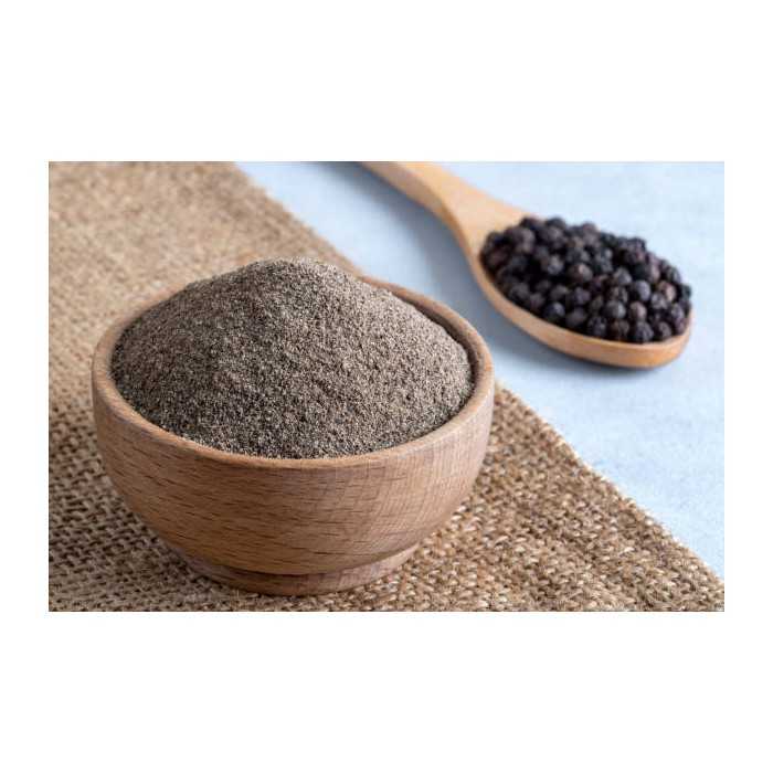 Organic fairtrade ground black pepper PGI from Kampot - direct prod...