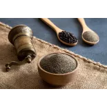 Organic fairtrade ground black pepper PGI from Kampot - direct prod...