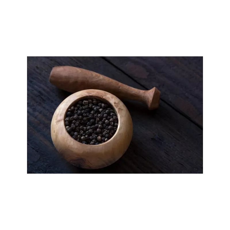 Organic fairtrade smoked black pepper PGI from Kampot - direct prod...