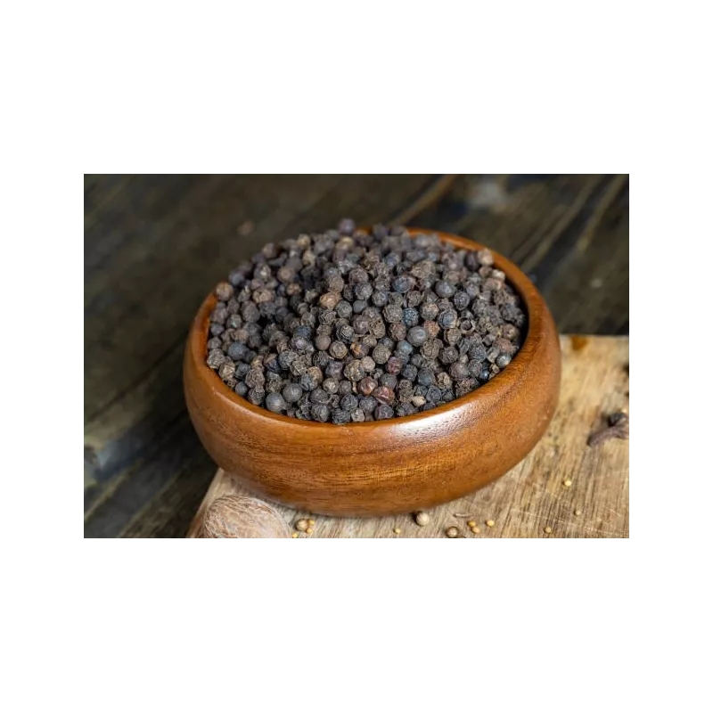 Organic fairtrade smoked black pepper PGI from Kampot - direct prod...